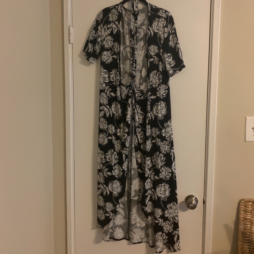 Who What Wear Maxi Wrap Dress